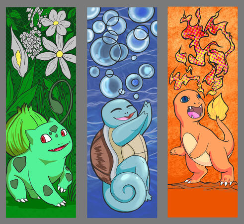 Gen 1 Pokémon Starters